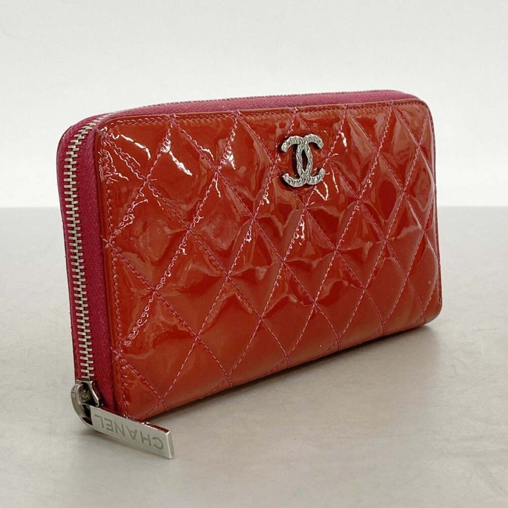 CHANEL Red Leather Wallet - Picture 2 of 9